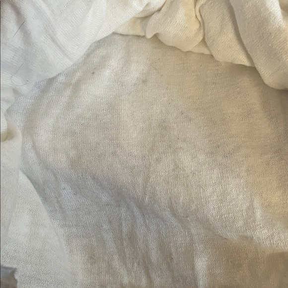 😄Z supply crocheted maxi dress lined off white medium - Picture 6 of 9